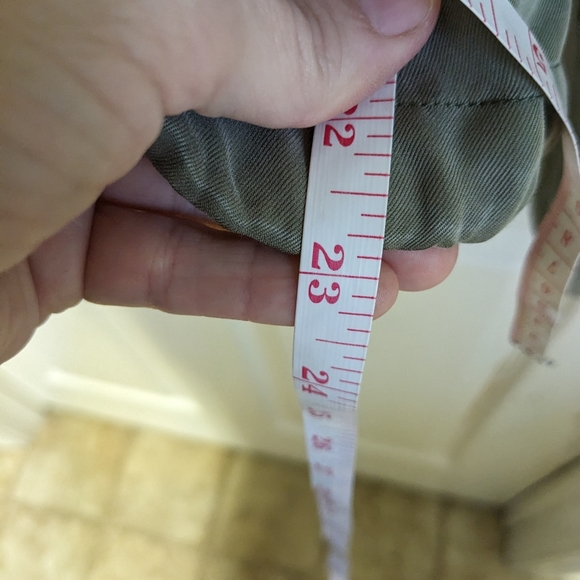 Rails Maverick Twill Military Jacket in sage Size XS EUC 100% Cupro - Picture 11 of 16